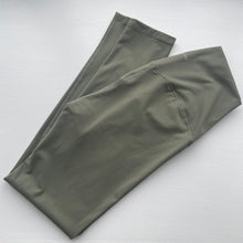 Load image into Gallery viewer, High Waisted Leggings with No Front Seam - Khaki Green
