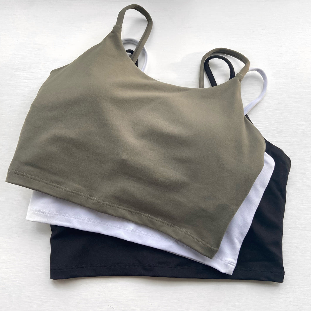 Tank Bra - Khaki Green