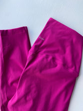 Load image into Gallery viewer, High Waisted Leggings with No Front Seam - Raspberry Pink
