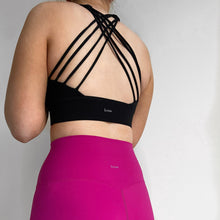 Load image into Gallery viewer, High Waisted Leggings with No Front Seam - Raspberry Pink
