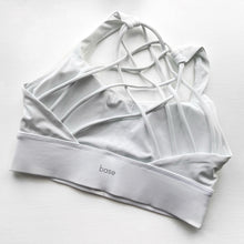 Load image into Gallery viewer, Criss Cross Sports Bra - White
