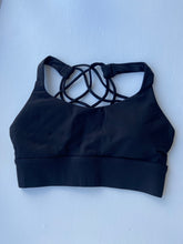 Load image into Gallery viewer, Criss Cross Sports Bra - Black
